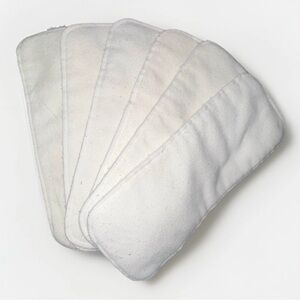Alva Baby Bamboo 5 Layer Inserts Pack Of 6 New NWOT for Cloth Diapers